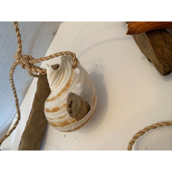 Driftwood & Shell Nautical Garland BoHo, Sea Ocean Natural Decor - Picture 10 of 10
